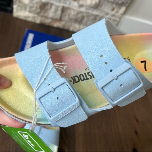 Birkenstock Arizona vegan sandals, sky blue size 38 - Picture 3 of 14